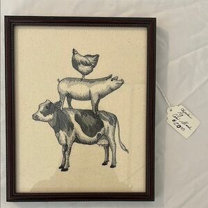 🔥🔥Farm Animal Stack Framed Art🔥🔥
